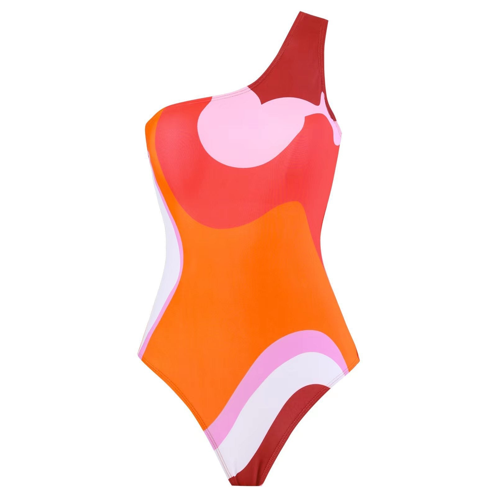 Color Matching Sexy Backless Swimsuit Women Tight Conservative Spring Vacation Swimsuit Bella Mia