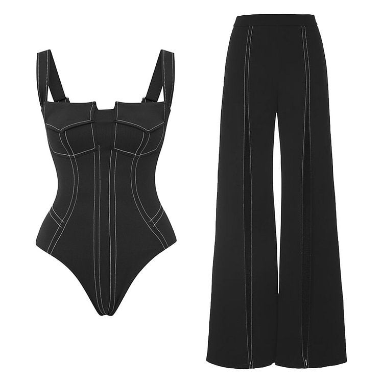 Popular Printing European French One Piece Women Swimwear Suit Cover Belly Slimming Swimsuit Vacation Bella Mia