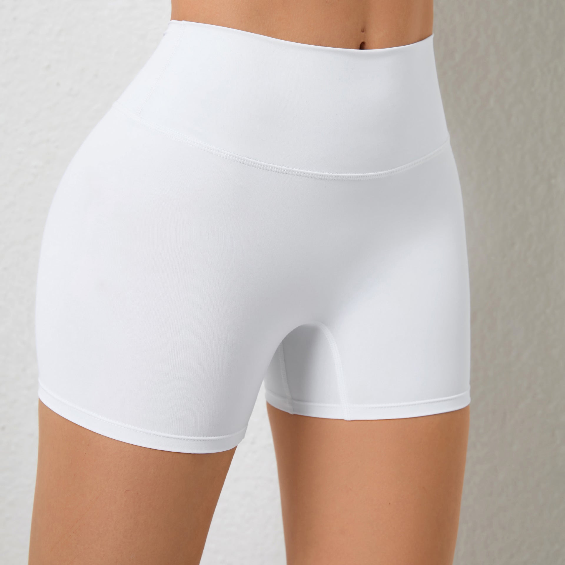 Peach Hip Raise Yoga Shorts Elastic High Waist Running Workout Shorts Tight Seamless Sports Shorts Women Bella Mia