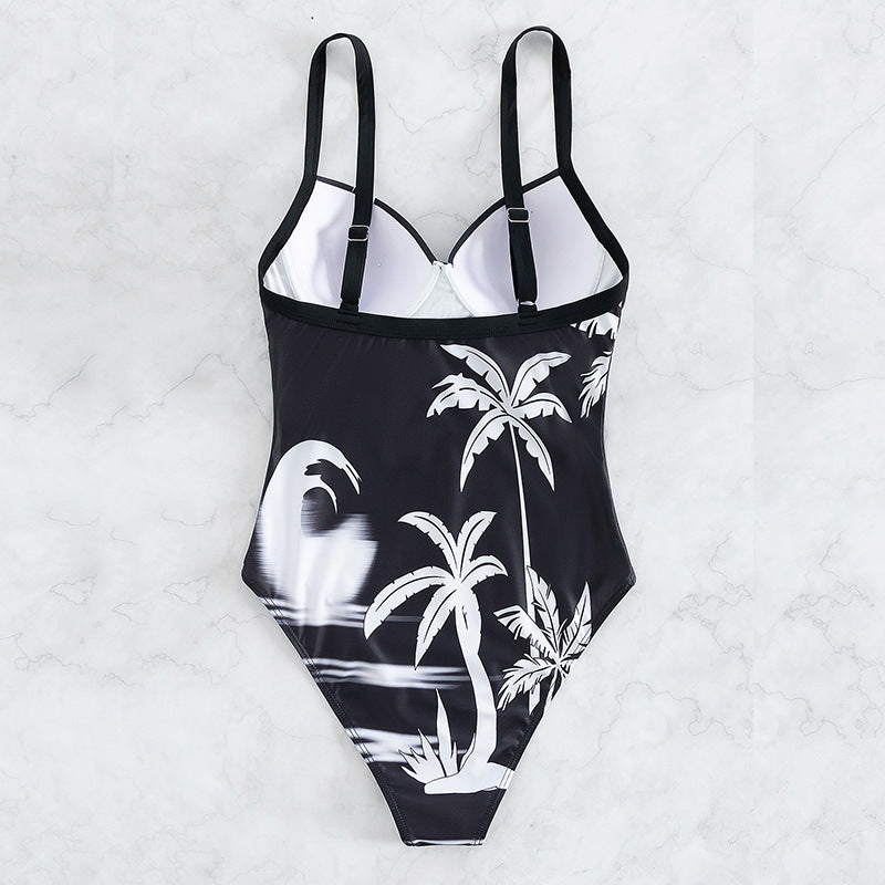 Ladies One Piece Printed Swimsuit Summer Sexy Women Bikini Bella Mia
