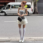 Women Clothing Fall Sexy Sling Sequin Contrast Color Slim Fit Dress Bella Mia