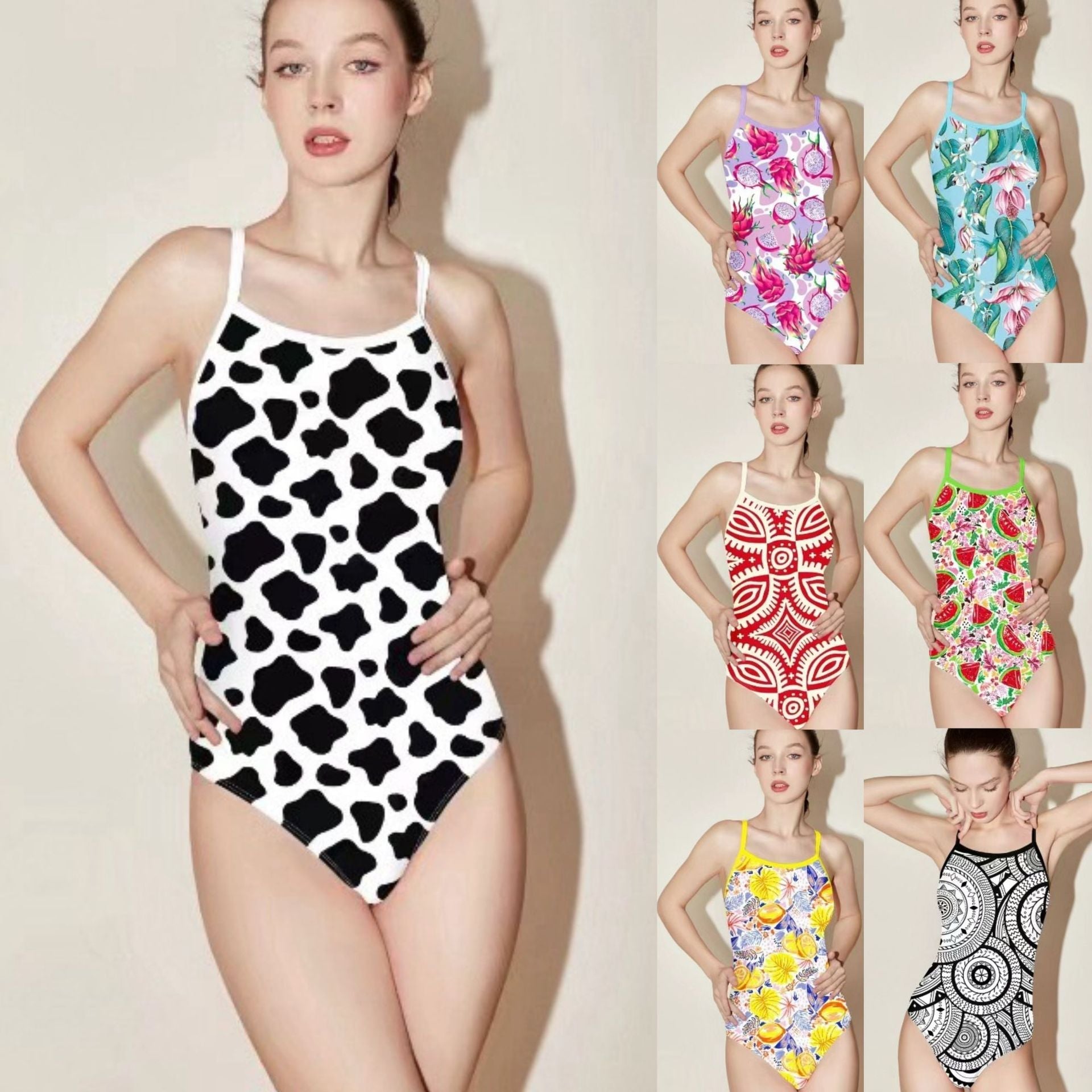 Swimsuit Professional Women Racing Siamese Sports Training Triangle Competitive Swimsuit Spa Swimsuit Bella Mia