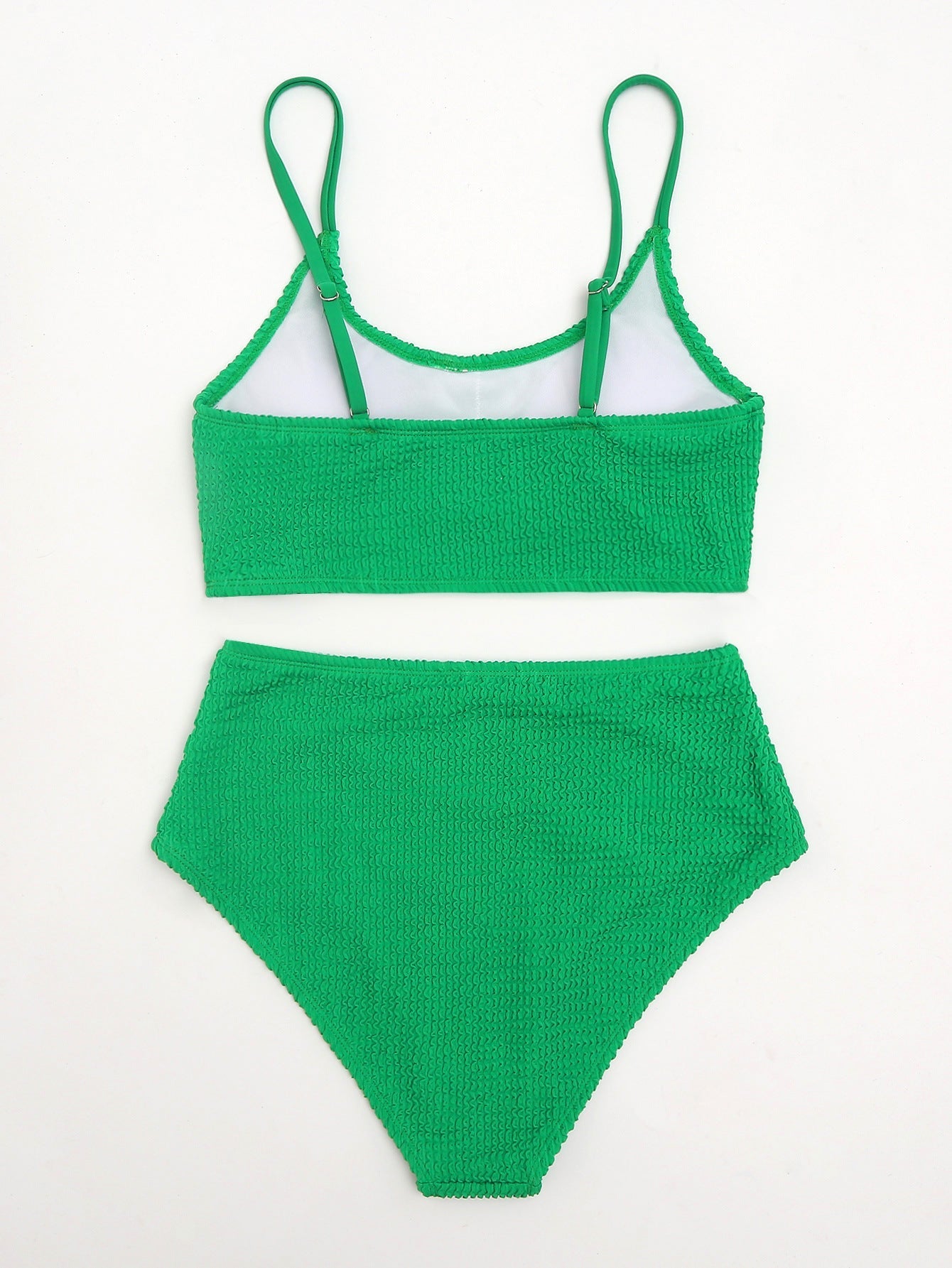 Bikini Solid Color Snake Cloth High Waist Sexy Bikini Swimsuit Swimwear Women Bella Mia