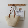 Simple Shoulder Straw Bag Large Capacity Straw Bag Woven Bag Tote Bag Women Seaside Vacation Beach Bag Bella Mia
