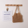 Hollow Out Cutout Portable Cotton Woven Bag Casual Straw Bag Holiday Beach Bag All Match Women Bag Bella Mia