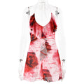 Sexy Sexy Dress Halter Backless Printed Slim Fit Dress Bella Mia