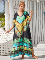 Printed Blouse Holiday Casual Beach Bikini Cover Bella Mia