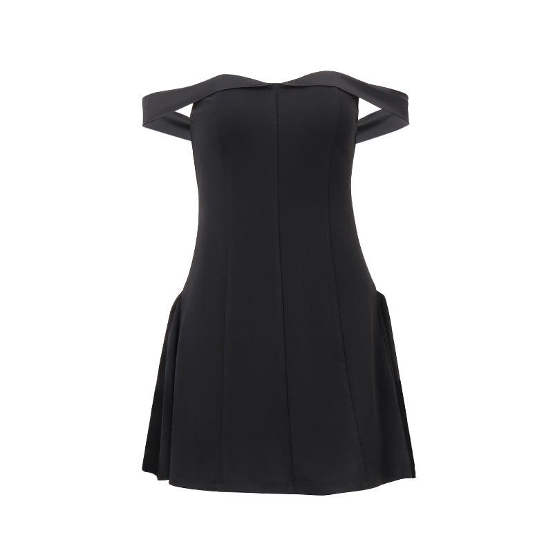 Women Clothing Winter Sexy Sexy Off Shoulder Slim High Class Elegant Evening Dress Dress Bella Mia