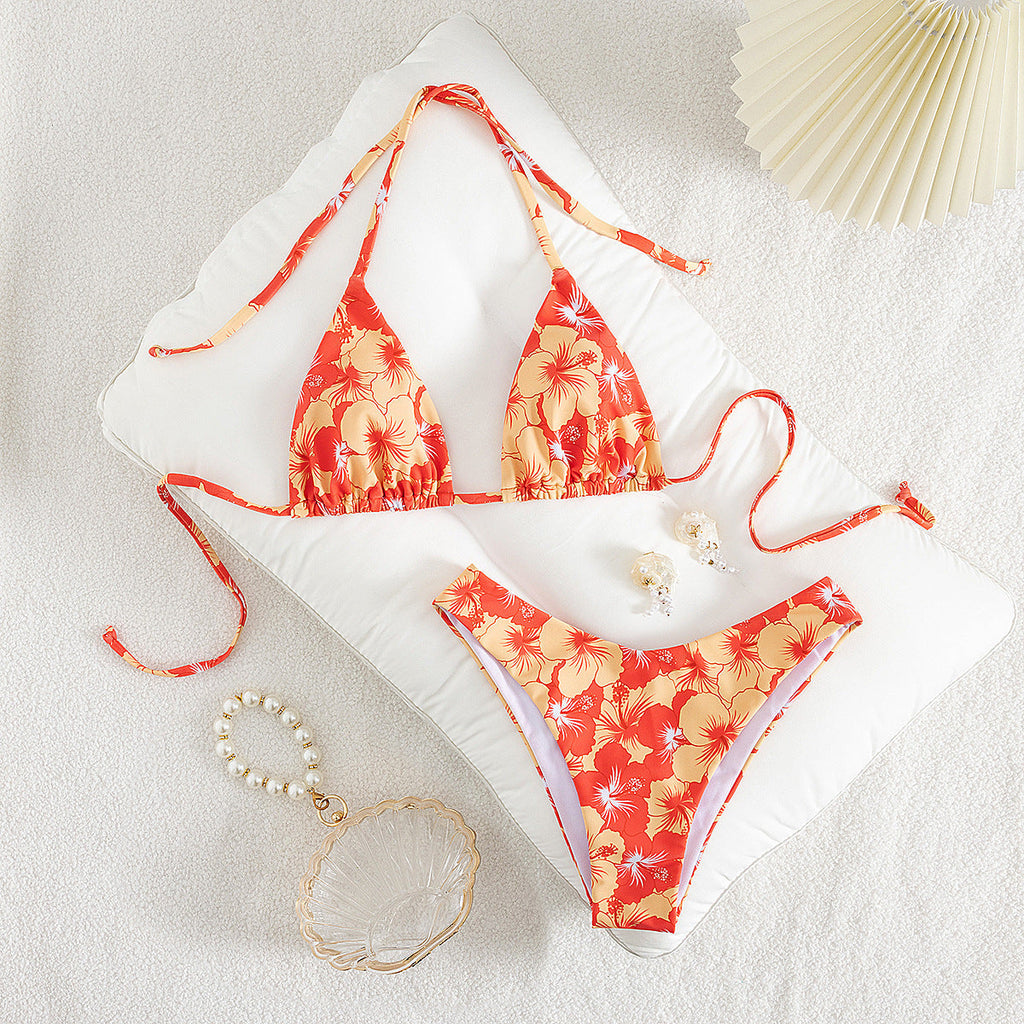 Split Swimsuit Sexy Women Fission Swimsuit Tropical Printing Swimsuit Bella Mia
