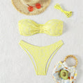 Swimsuit Bikini Printed Sexy Tube Top Bikini Split Swimsuit for Women Bella Mia