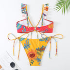 Push up Bikini Sexy High Waist Bikini Split Swimsuit Suit Chiffon Dress Bella Mia