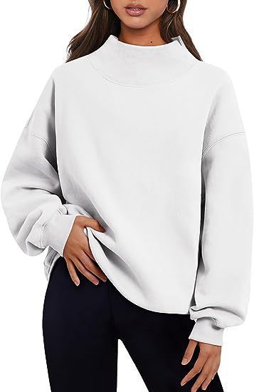Women Autumn Winter Casual Fleece Shirt Women Thick Half Turtleneck Loose Sweatshirts Bella Mia