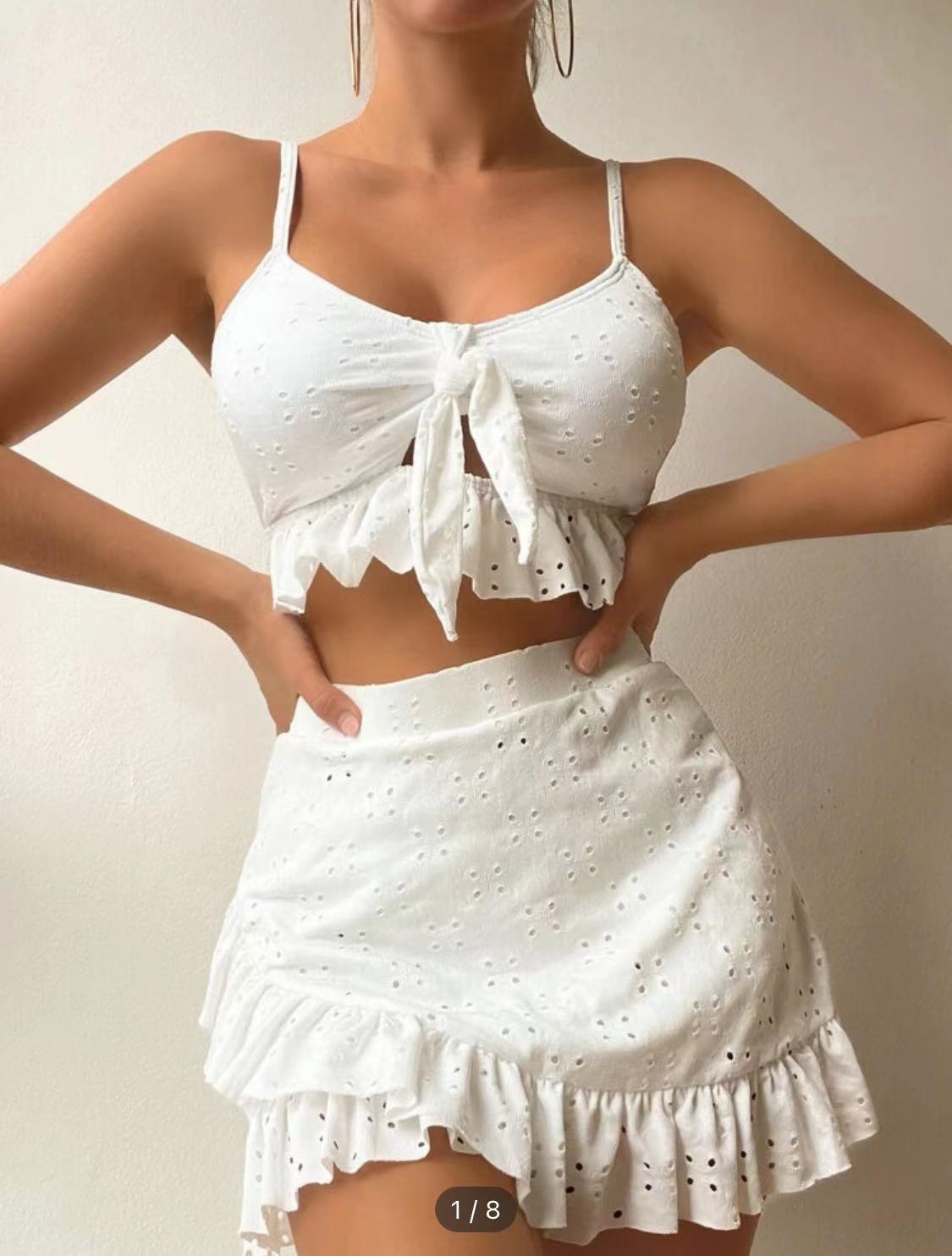 Swimsuit Beach Skirt Bikini Three Piece Set Swimsuit Conservative Swimsuit Women Bella Mia