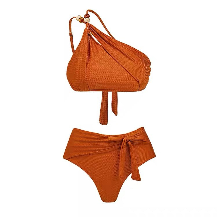 Push up Bikini Sexy High Waist Bikini Split Swimsuit Chiffon Dress Bella Mia