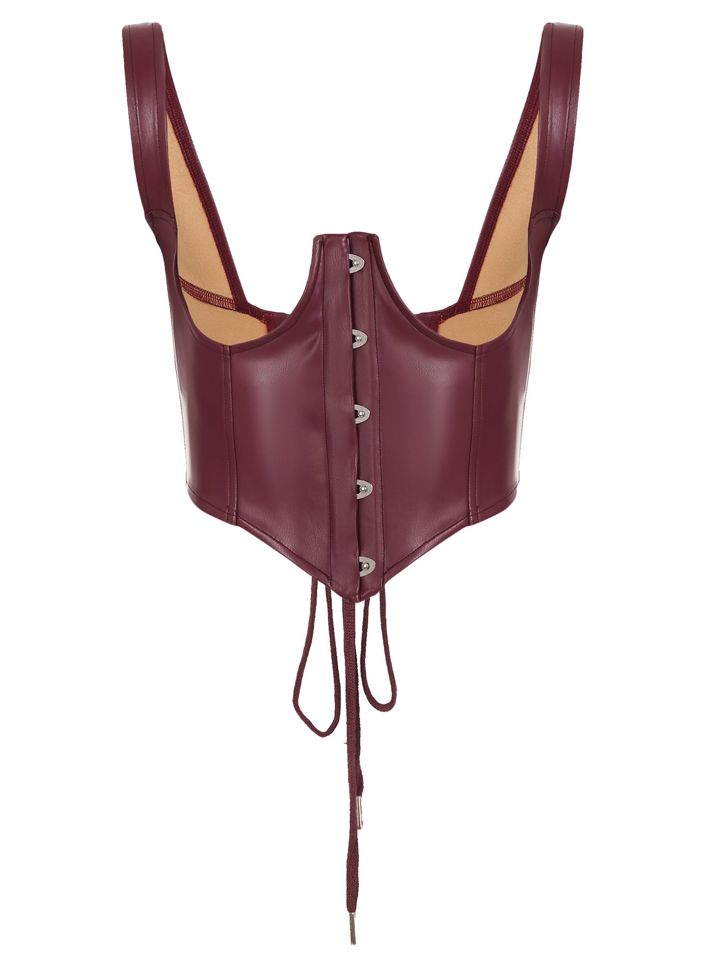 Sexy Leather Bra Strap Lace Stitching Puffy Tiered Dress Summer Set Bella Mia