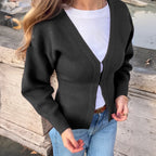 Minimalist Wool Long Sleeve Shirt Sweater Women Clothing Autumn Winter Bella Mia