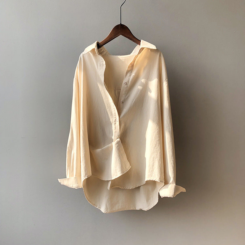 Simple Graceful Shirt Women Spring Loose Casual Shirt Bella Mia