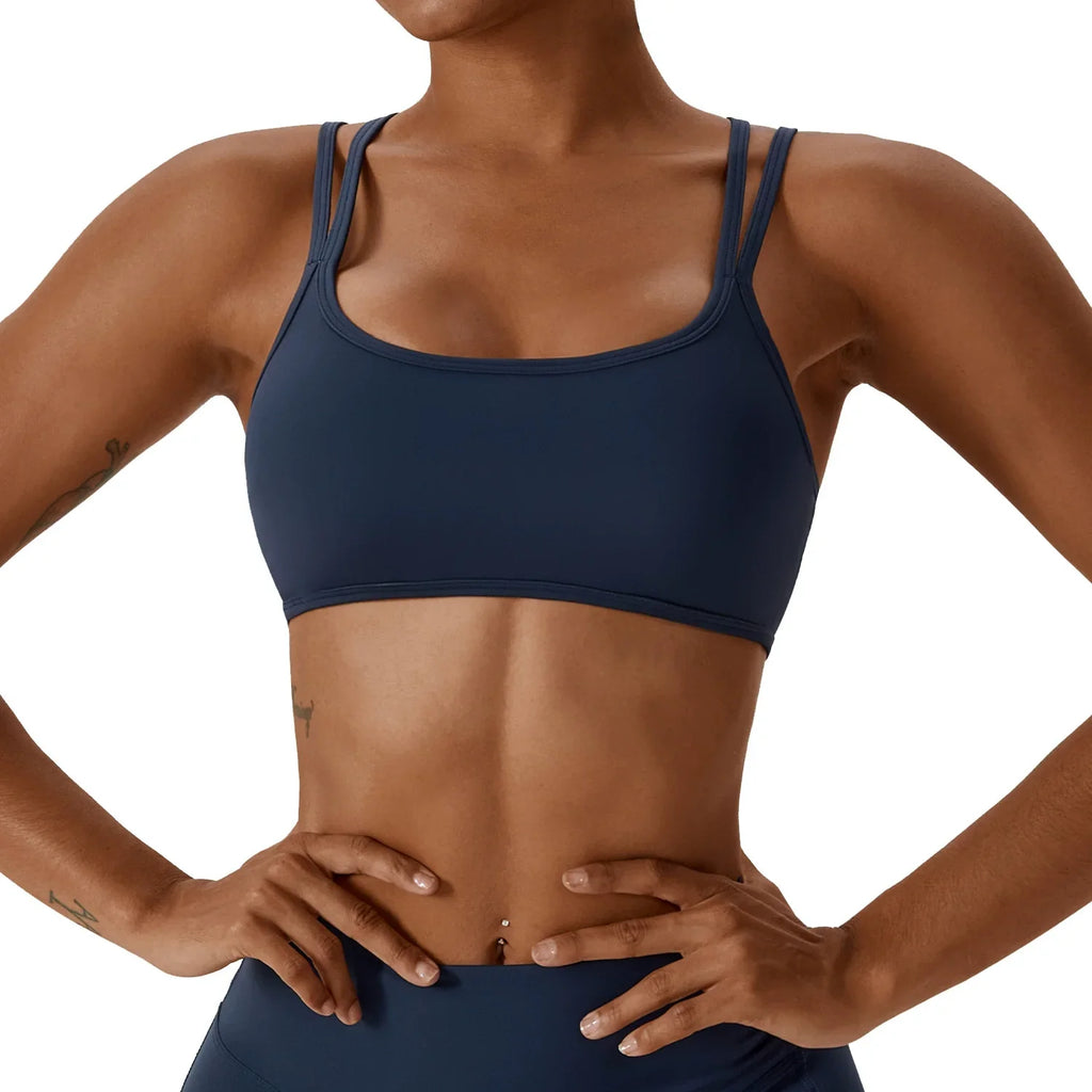 Yoga Lined Fitness Bra LUXLIFE BRANDS