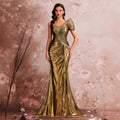 Fishing Line Shaping Elegant Evening Dress Gorgeous Pleated Cocktail Party Formal Party Gift Bella Mia