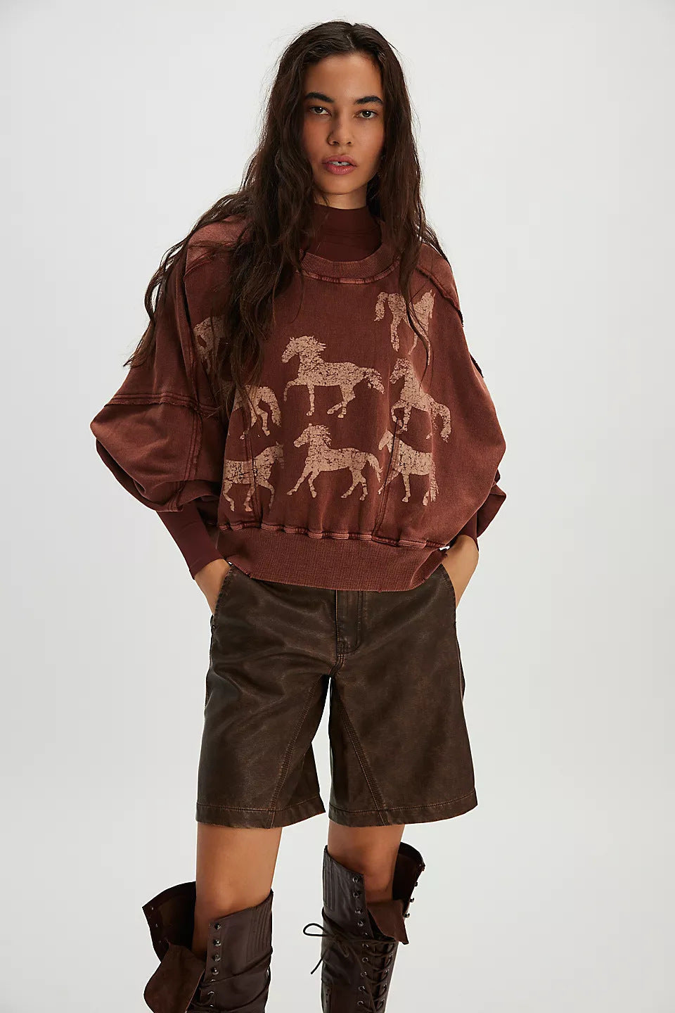 Autumn Winter Women Clothing Printing Loose Casual Top All Matching Hoodie Women Bella Mia