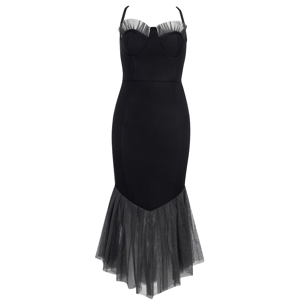 Dress Simple Sexy Sling Slim Fit Party Dress Women Dress Bella Mia