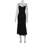 Sequin Stitching Tube Top Cinched Waist Sexy Light Luxury Cocktail Evening Dress Fishtail Sheath Cami Dress Bella Mia