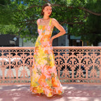 Summer Vacation Strap Dress Floral Swing Dress Bella Mia