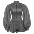 Women Clothing Autumn Personalized Stand up Collar Slim Fit Zipper Coat Sexy Hip Wrapped Pants Skirt Set for Women Bella Mia