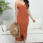 Women Shawl plus Size Women Clothes One Piece Irregular Asymmetric Beach Dress Multiple Wear Strap Dress Bella Mia