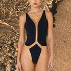 Women Clothing Summer Sexy Mesh See through Skinny Hip Raise Jumpsuit Bella Mia