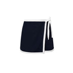 Black White V neck Bow Hollow Out Cutout out Swimsuit Women Slimming Bella Mia