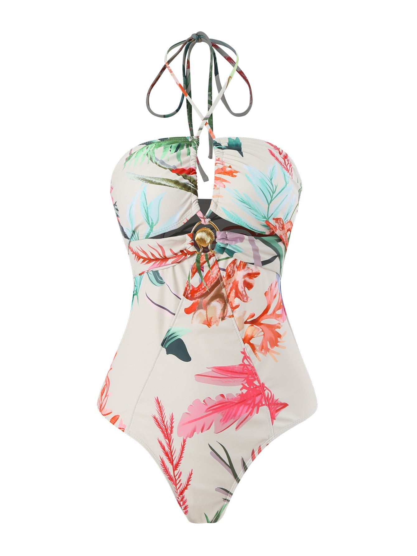 Bikini Digital Printed Two Piece Set Siamese Conservative Swimsuit for Women Bella Mia