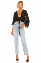 Fall Casual Women Wear Beach Cover Up Holiday Chiffon Bell Sleeve Top Bella Mia