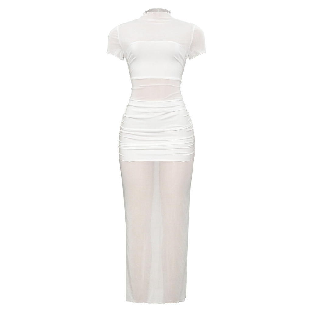 Summer Casual Trend Slim Fit Solid Color Street Dress Bella Mia