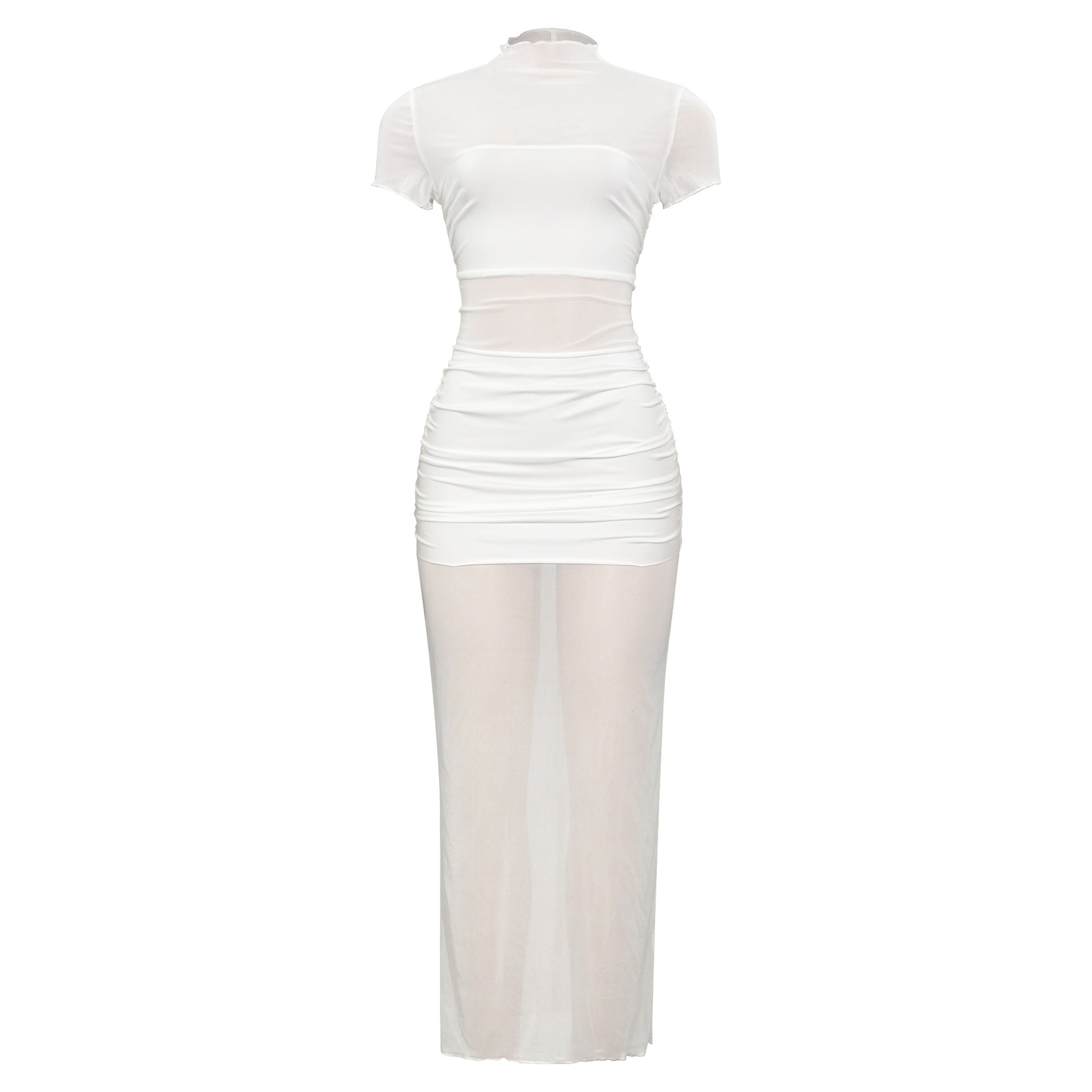 Summer Casual Trend Slim Fit Solid Color Street Dress Bella Mia