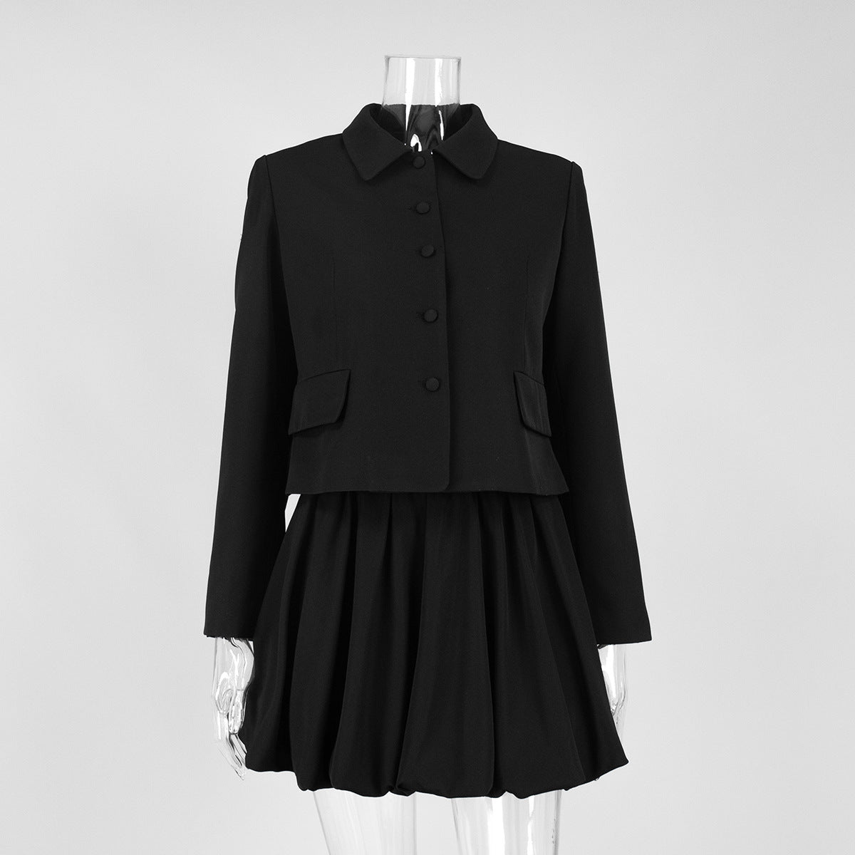 Women Autumn Long Sleeved Office Skirt Set Bella Mia