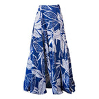One Shoulder Bubble Sleeve Printed One Piece Swimsuit Women Bella Mia