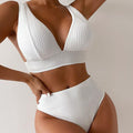 Ladies Bikini Solid Color Backless Beach Swimsuit Summer Sexy Women Swimsuit Bikini Bella Mia