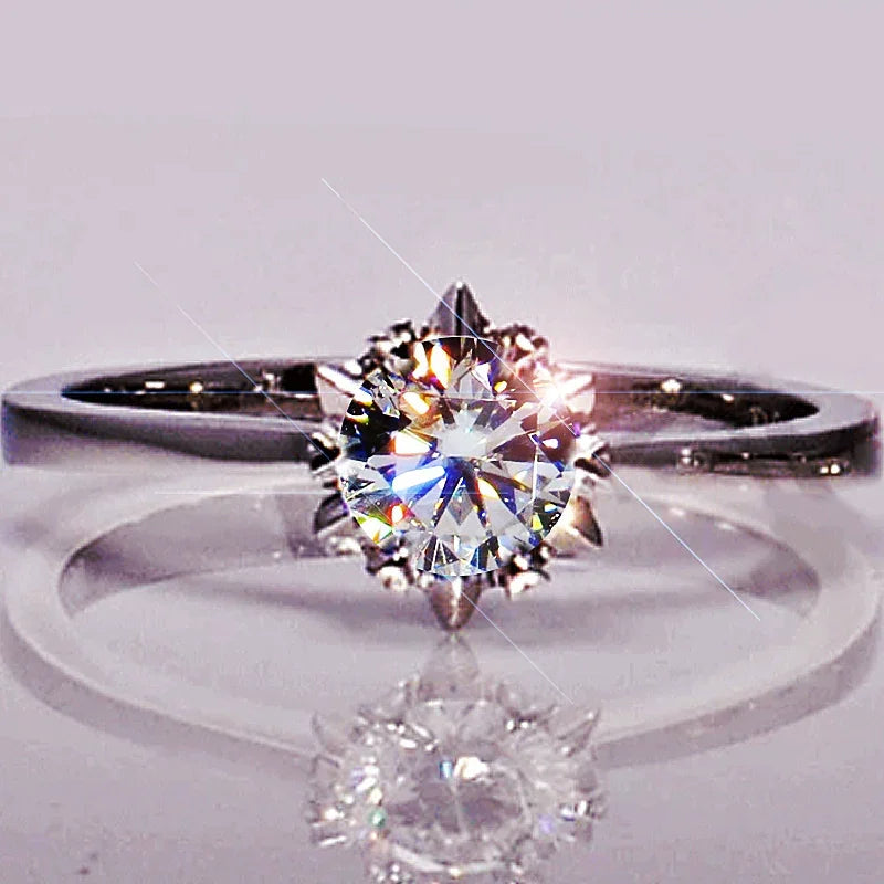 Snowflake S925 Sterling Silver Ring Luxlife Brands