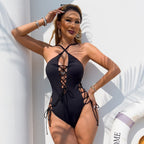 Sexy Backless Swimsuit Halter Swimwear Bikini Swimsuit Women Bella Mia