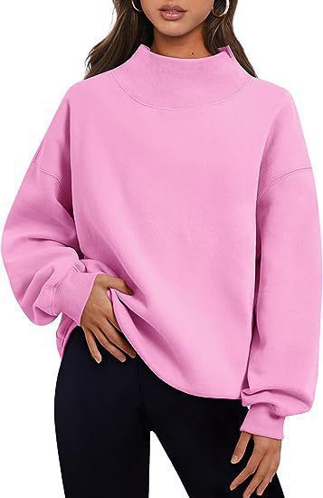 Women Autumn Winter Casual Fleece Shirt Women Thick Half Turtleneck Loose Sweatshirts Bella Mia