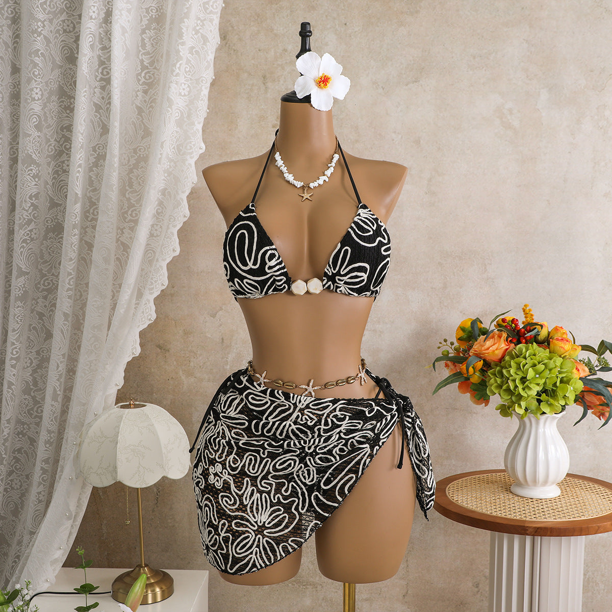 Sexy Island Vacation Sexy Bikini Three Piece Sets Beach Spring Swimsuit Women Bikini Bella Mia