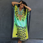 Rope Positioning Maxi Dress Loose Robe Seaside Vacation Beach Dress Bikini Swimsuit Blouse Women Bella Mia