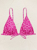Classic Leopard Pattern Printed Bikini Single Blouse Sexy Swimsuit Swimsuit Bella Mia