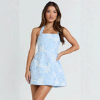 Women Tube Top Pullover All Matching Short Niche Floral Dress Bella Mia