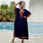 Vacation Beach Blouse Stand Collar Dress Beach Cover Up Swimsuit Outwear Bella Mia