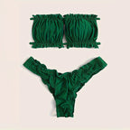 Bikini Lace up Split Swimsuit Women Beach Bikini Bella Mia