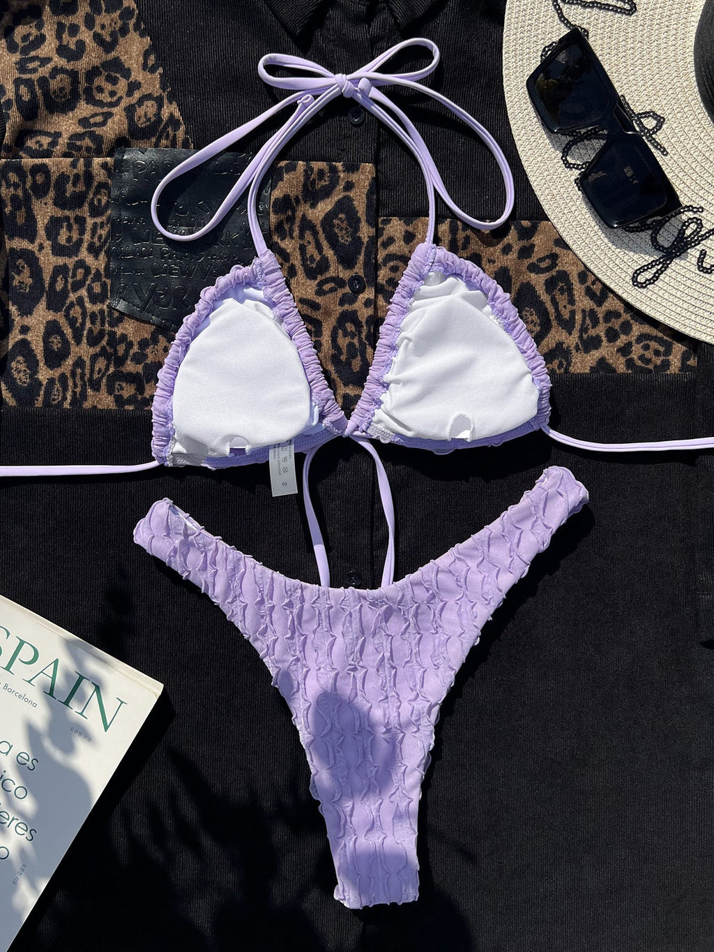 Split Swimsuit Three Dimensional Petals Bandage Sexy Bikini Swimsuit Bikini Bella Mia