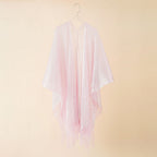 Beach Solid Color Sun Proof Tassel Knitting Beach Cover Up Sweater Shawl Cardigan Bella Mia