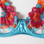 Sexy Embroidery Printed Garter Sexy Suit Bella Mia